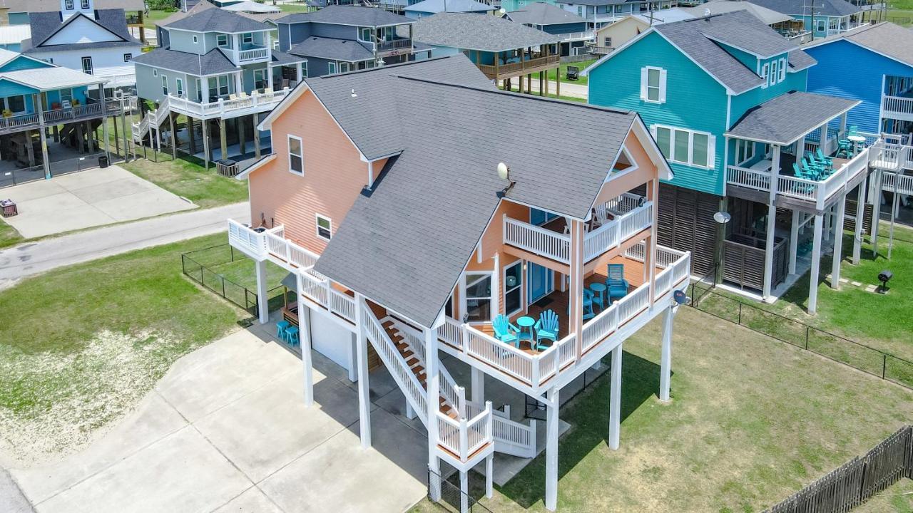 Villa Spring Break Specials! Front Row Views - Tiki Bar - Playground Bolivar Peninsula Exterior foto